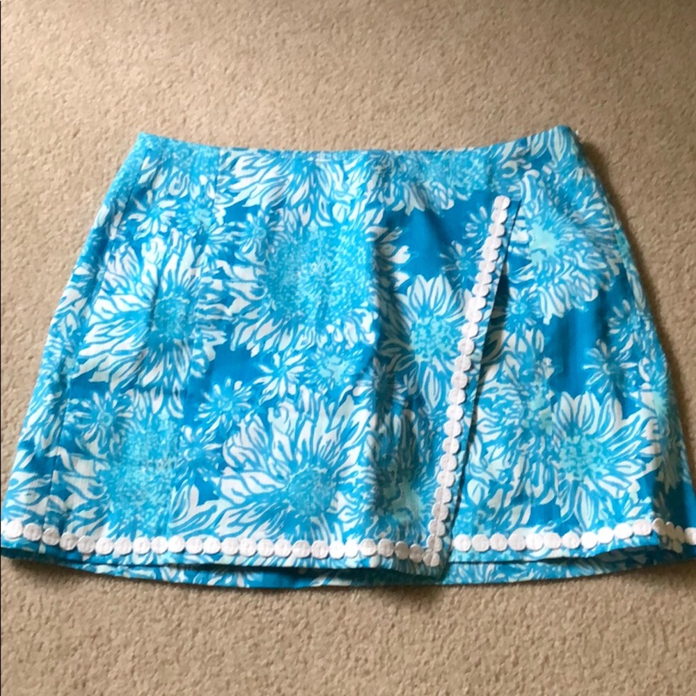 Blue Lilly Pulitzer skort